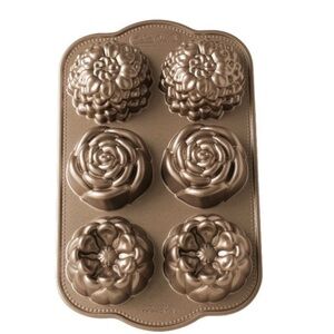 Pioneer woman floral nonstick cakelet pan toffee new